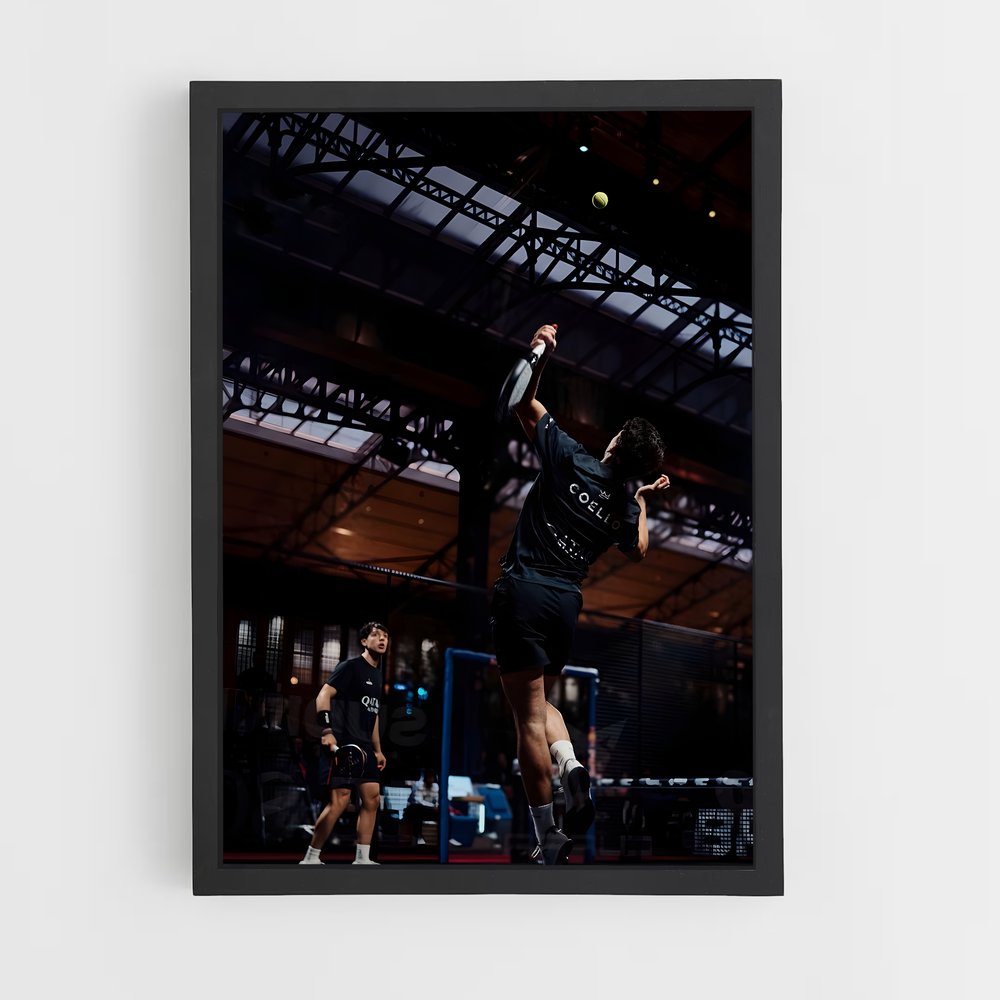 Poster Service de Match – affiche Padel (vue 2)